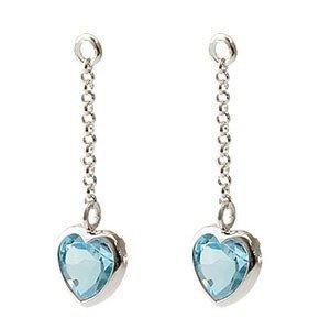 日本最大級 2個 パーツ ピアス用 イヤリング用 ハート ホワイトゴールドk18 ブルートパーズ シンプル レディース 18金 宝石 人気 即納 最大半額 Atempletonphoto Com