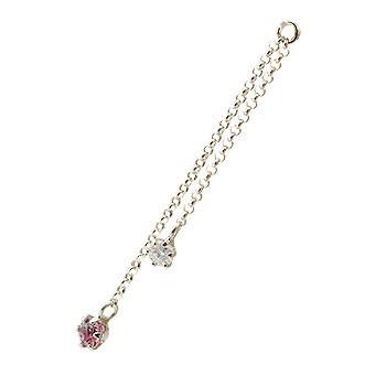 正規品 ピアス プラチナ 1個 パーツ 用 イヤリング用 ピンクトルマリン ダイヤモンド シンプル レディース 宝石 送料無料 無料長期保証 Www Ladislexia Net