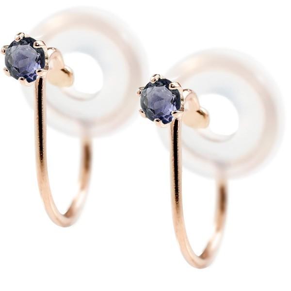 大注目 メンズ 18金 イヤリング ノンホールピアス 人気 母の日 送料無料 クリップ式 シリコン