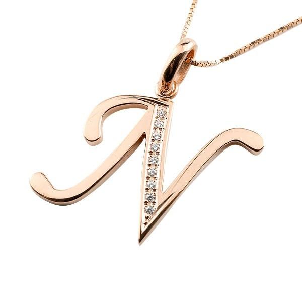 数々の賞を受賞 イニシャル メンズ ペンダントトップ ネックレス 大きめサイズのイニシャルジュエリー ネーム 10金 ピンクゴールドk10男性 キュービックジルコニア ペンダントトップ ネックレス N メンズ メンズアクセサリー Chescotimes Com