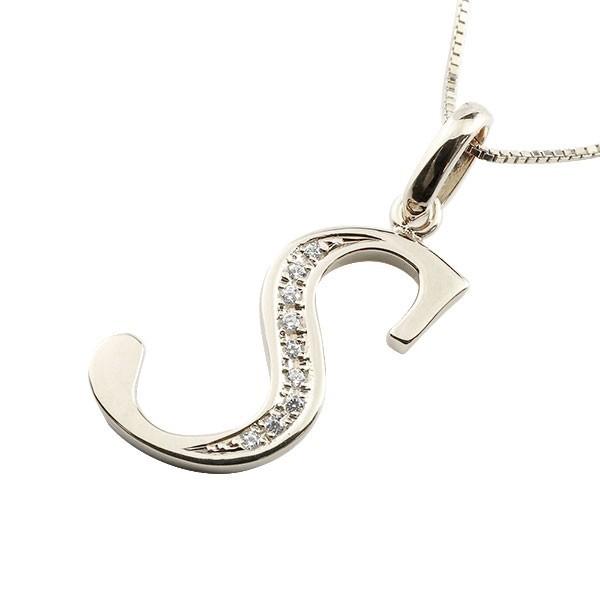 イニシャル ネーム 腕時計 アクセサリー メンズ S ネックレス トップ ダイヤモンド メンズ プラチナ ネックレス ペンダント 男性 ダイヤ チェーン 人気 アルファベット 送料無料 ジュエリー工房アトラス夢 sdpcm Sale 19 Off