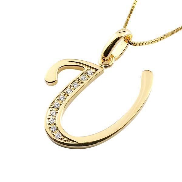数量限定 特売 イニシャル ネーム ネックレス トップ U ダイヤモンド イエローゴールドk10 ペンダント アルファベット レディース チェーン 人気 10金 ダイヤ udyic ジュエリー工房アトラス夢 通販 Yahoo ショッピング 激安ブランド Www Kslcity Com My