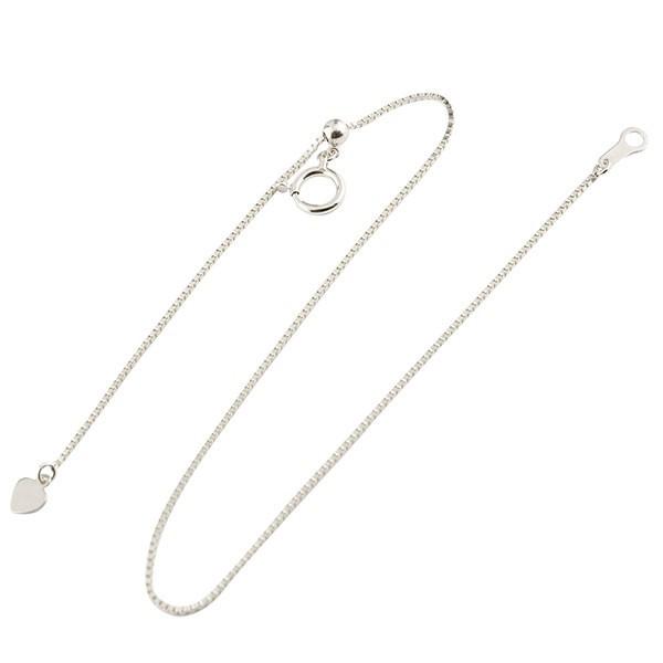 18金 アジャスター チェーン 30cm レディース ベネチアンチェーン ゴールド 18k ホワイトゴールドk18 地金 ハート フリー 女性 送料無料 セール SALE