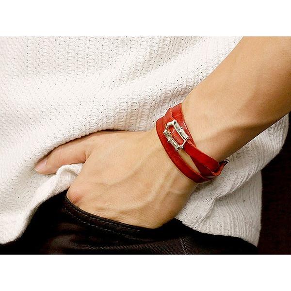 即発送可能 メンズ ブレスレット 和彫り 数字 0 ナンバー 3周巻き レッド シルバー925 地金 Sv 男性用 コントラッド 東京 Contrad Tokyo 国際ブランド Mtkbrasil Com Br