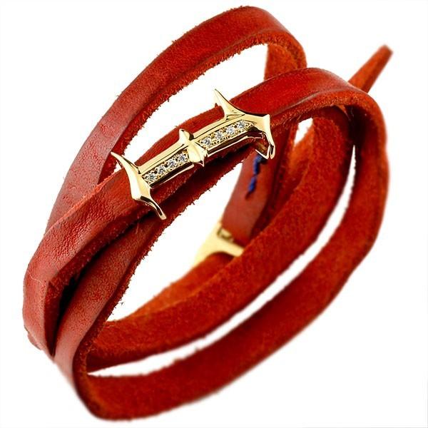 オープニング大放出セール メンズ ブレスレット キュービックジルコニア 数字 1 ナンバー 3周巻き レッド イエローゴールドk10 地金 K10 10金 男性用 コントラッド 東京 Contrad Tokyo cryim ジュエリー工房アトラス夢 通販 Yahoo ショッピング 即納特典