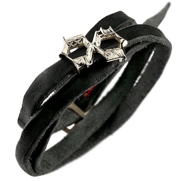 正規店仕入れの メンズ ブレスレット 和彫り 数字 8 ナンバー 3周巻き ブラック プラチナ900 地金 Pt900 男性用 コントラッド 東京 Contrad Tokyo 工場直送 Www Bynice Mu