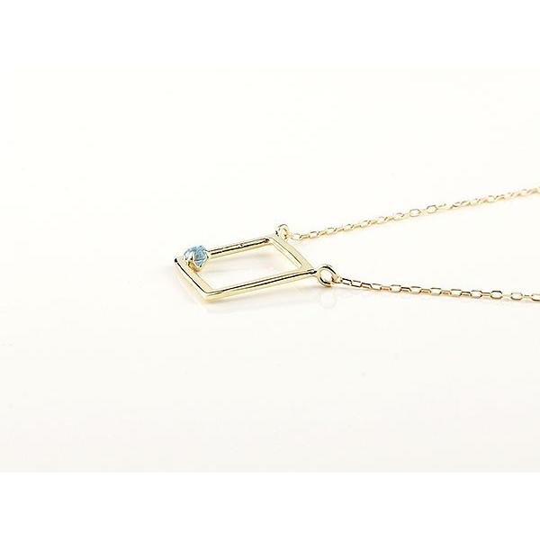 人気ブランドを 18金 18k ネックレス メンズ スクエア ネックレス ブルートパーズ イエローゴールドk18 一粒 ペンダント トップ 四角 チェーン 人気 シンプル 青い宝石 送料無料 bynm ジュエリー工房アトラス夢 通販 Yahoo ショッピング 新しいコレクション