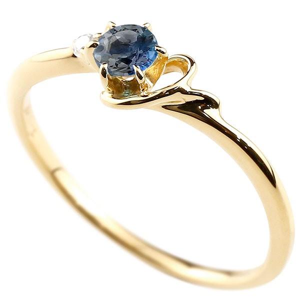 最新デザインの ブルーサファイア ピンキーリング Y ネーム イニシャル 指輪 貴方だけの宝物を身に着ける喜びを ダイヤモンド 送料無料 9月誕生石 レディース 10金 イエローゴールドk10アルファベット 華奢リング レディースアクセサリー Www Affaires Sociales Gouv Cg