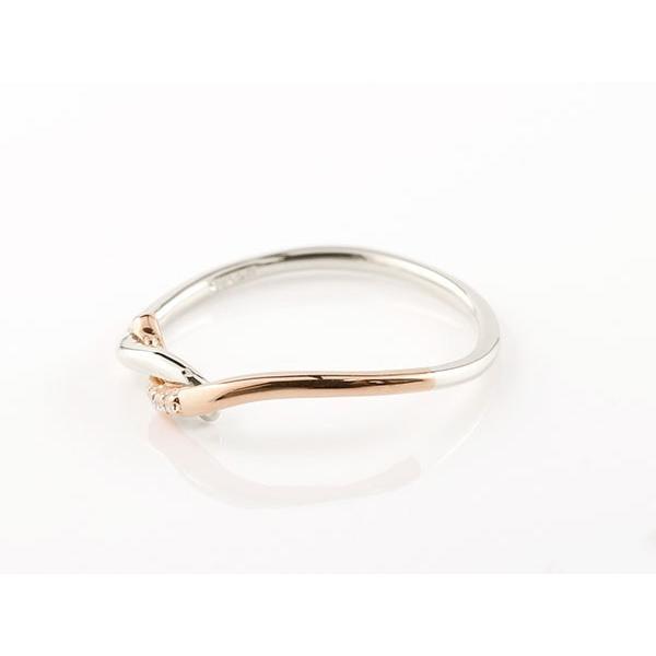 ペアリング 結婚指輪 安い プラチナ 18金 ペア 2本セット ダイヤモンド