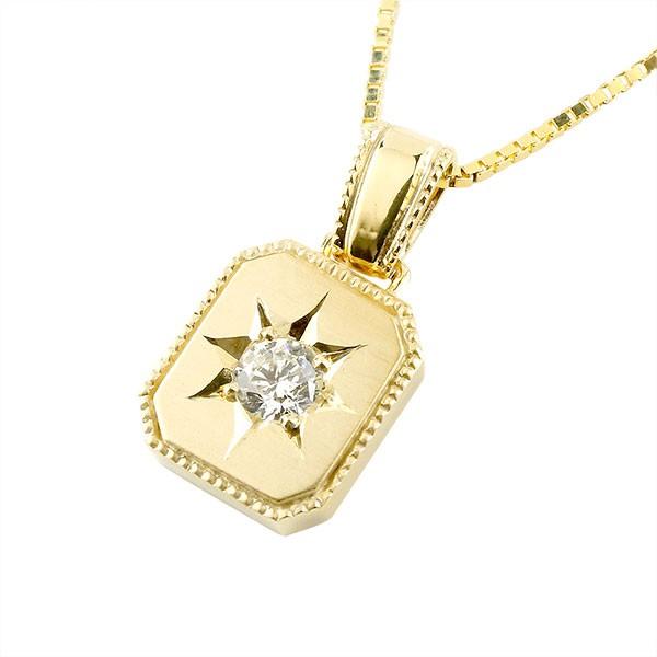 再入荷 イエローゴールドk10 一粒 ペンダントトップ ネックレス ダイヤモンド メンズ 1つは持っていたいシンプルメンズペンダント ダイヤ 送料無料 つや消し加工 ホーニング 人気 チェーン 10金 メンズアクセサリー Www Construction Gouv Cg