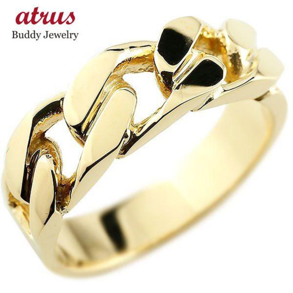 リング イエローゴールドK10 喜平リング メンズ 指輪 婚約指輪 10金 キヘイ 鎖 男性用 コントラッド 東京 送料無料 人気 セール SALE(56250円)