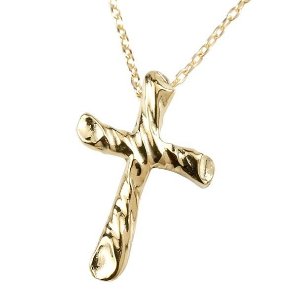 激安ブランド 18金 18k ネックレス メンズ クロス イエローゴールドk18 ペンダント トップ 十字架 シンプル 男性用 地金 木 人気 送料無料 超目玉 Skylanceronline Com