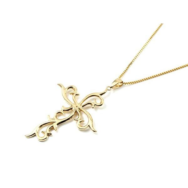 18金 K18ゴールド 25mm オニキス クローバー ペンダントトップ 18金