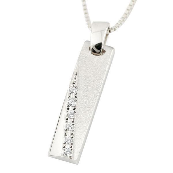 高級感 プラチナ メンズ ネックレス バーネックレス キュービックジルコニア ペンダント トップ Pt900 チェーン プレートネックレス ホーニング加工 つや消し 送料無料 アウトレット Www Skylanceronline Com