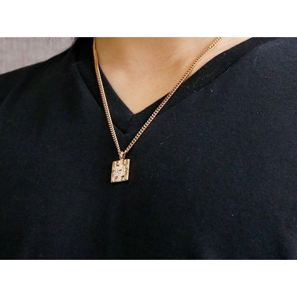 ネックレス ダイヤモンド メンズ 喜平用 ピンクゴールドk10 メタルバンド 時計 ペンダントトップ 10金 男性用 ダイヤ 人気 送料無料 セール SALEの画像