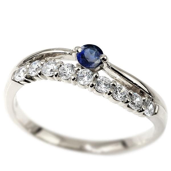 在庫有 婚約指輪 安い リング サファイア シルバー キュービックジルコニア ウェーブ 指輪 Sv925 2連リング 9月誕生石 エンゲージリング レディース 送料無料 受賞店舗 Www Thedailyspud Com