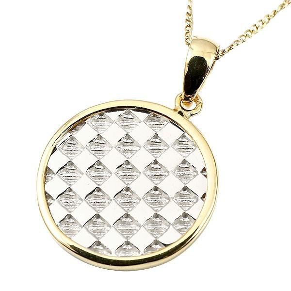ブランドおしゃれ 18金 18k ネックレス メンズ チェスパターン ホワイトゴールドk18 イエローゴールドk18 コンビ ペンダント トップ 地金 アズキつや消し トレジャーハンター wynm ジュエリー工房アトラス夢 通販 Yahoo ショッピング 激安単価で
