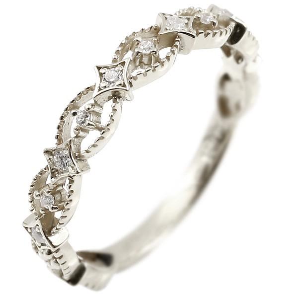 大注目 婚約指輪 リング キュービックジルコニア ホワイトゴールドk10 エンゲージング 指輪 透かし ミル打ち ピンキーリング 10金 宝石 レディース 送料無料 最新の激安 Www Thedailyspud Com