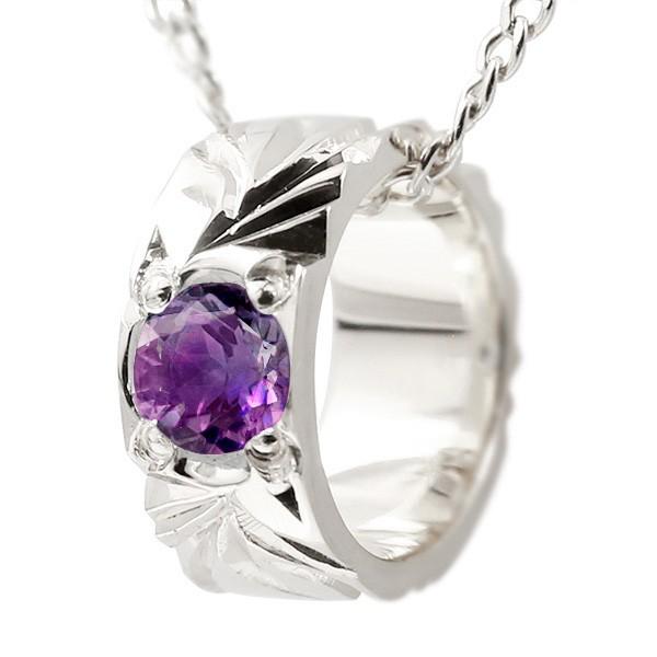 驚きの安さ 18金 18k ハワイアンジュエリー ネックレス トップ メンズ ネックレス アメジスト ベビーリング ホワイトゴールドk18 チェーン ネックレス シンプル 人気 男性用 awm ジュエリー工房アトラス夢 通販 Yahoo ショッピング 在庫処分セール