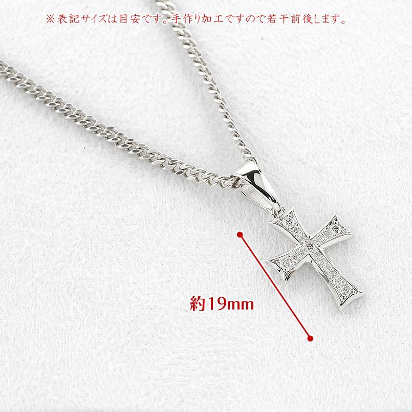 ジュエリー工房アトラス プラチナ ネックレス クロス 喜平 トップ