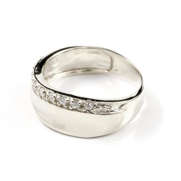 婚約指輪 ダイヤ リング シルバー925 ダイヤモンド エンゲージリング 