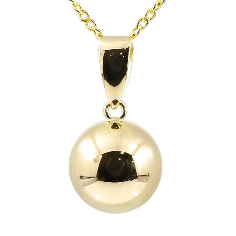 18金ネックレス トップ メンズ ゴールド 18k シンプル イエローゴールドk18 丸玉 ペンダント 地金 チェーン 男性 人気 トレジャーハンター 送料無料 ym ジュエリー工房アトラス夢 通販 Yahoo ショッピング