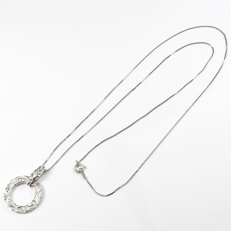 ハワイアンジュエリー メンズ ネックレス トップ シルバー925 リング