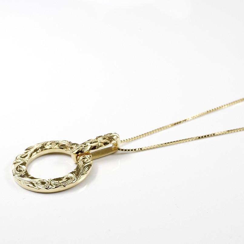 14K ネックレストップ ハワイアンジュエリー ハワイアンジュエリー メンズ ネックレス トップ イエローゴールドk10