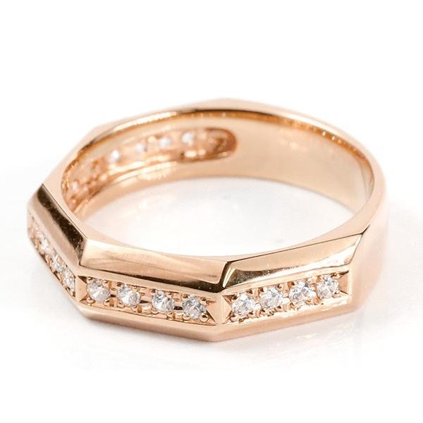 ー品販売  婚約指輪 ダイヤ リング ピンクゴールドk10 ダイヤモンド エンゲージリング指輪 ピンキーリング 10金 宝石 レディース