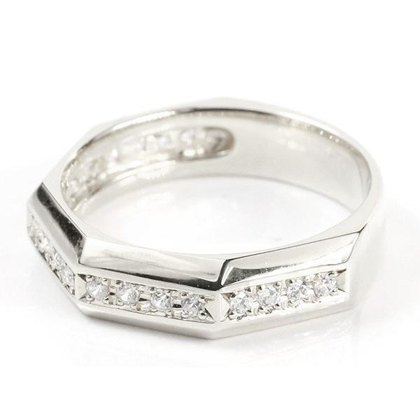 結婚指輪 ペアリング ペア プラチナ マリッジリング ダイヤモンド 指輪 pt900 ダイヤ シンプル リング カップル 2本セット 宝石｜atrusyume｜02