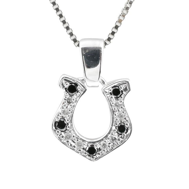 プラチナ トップ ネックレス メンズ ブラックダイヤモンド ダイヤモンド 馬蹄 プラチナ トップ 900 ダイヤ バテイ ホースシュー 男性 送料無料 セール SALE