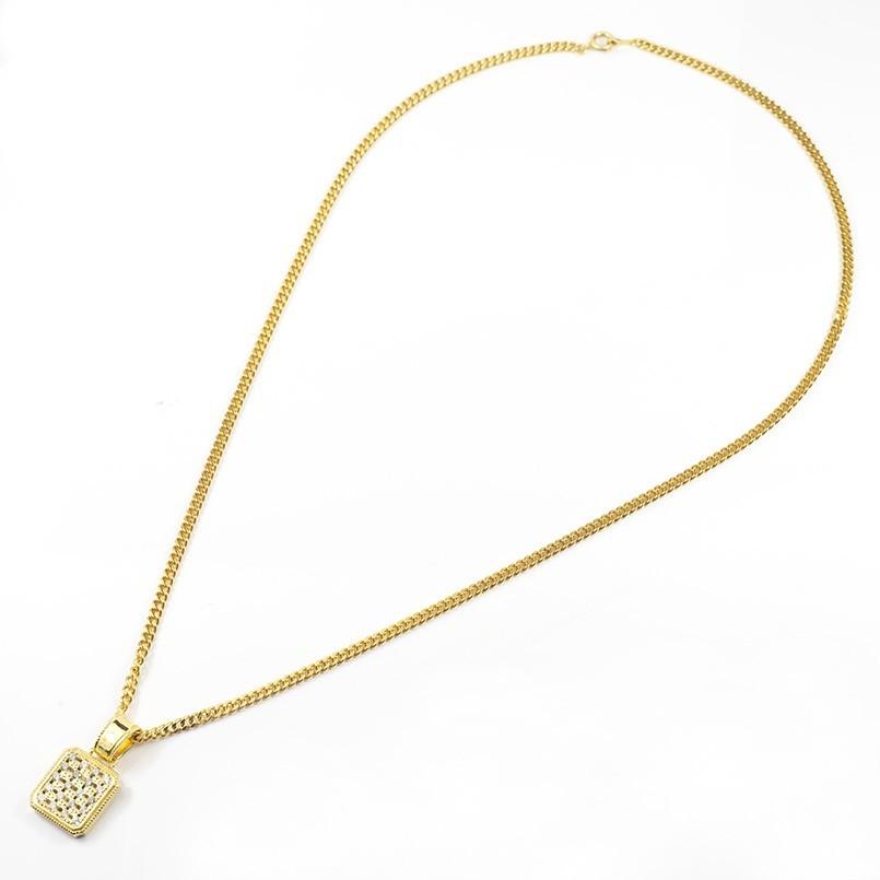 ネックレス ダイヤモンド トップ メンズ 喜平 イエローゴールドK10 ペンダント キヘイ 10金 ダイヤ 0.5ct 男性 シンプル ミル打ち 送料無料 セール SALE