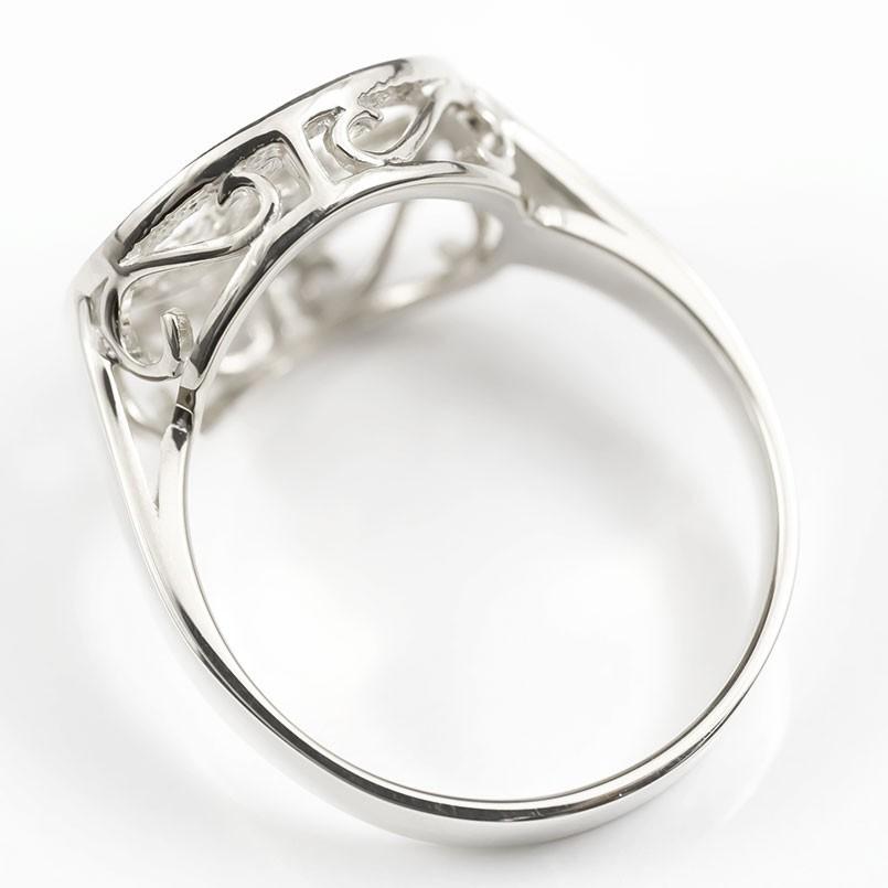 ★最終価格★ メンズ プラチナリング ブラックキュービックジルコニア 四芒星 指輪 pt900 ピンキーリング リング 男性用 コントラッド 東京 【MYK1486215050】(51945円)