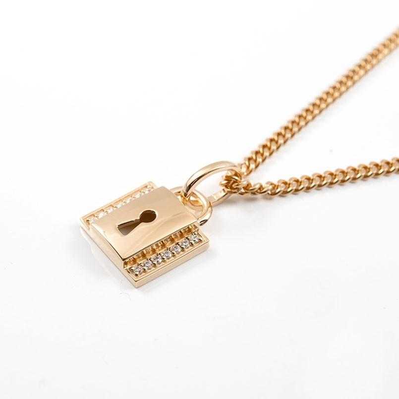 喜平 トップ 18金 ネックレス ダイヤモンド メンズ ゴールド 18k