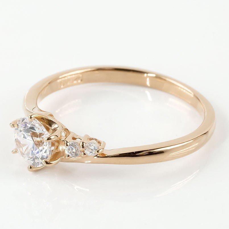 金ダイヤゆびわ値下げ１８金１０号 リング ゴールド 婚約指輪 ダイヤ 安い 18金ダイヤモンド 一粒 鑑定書