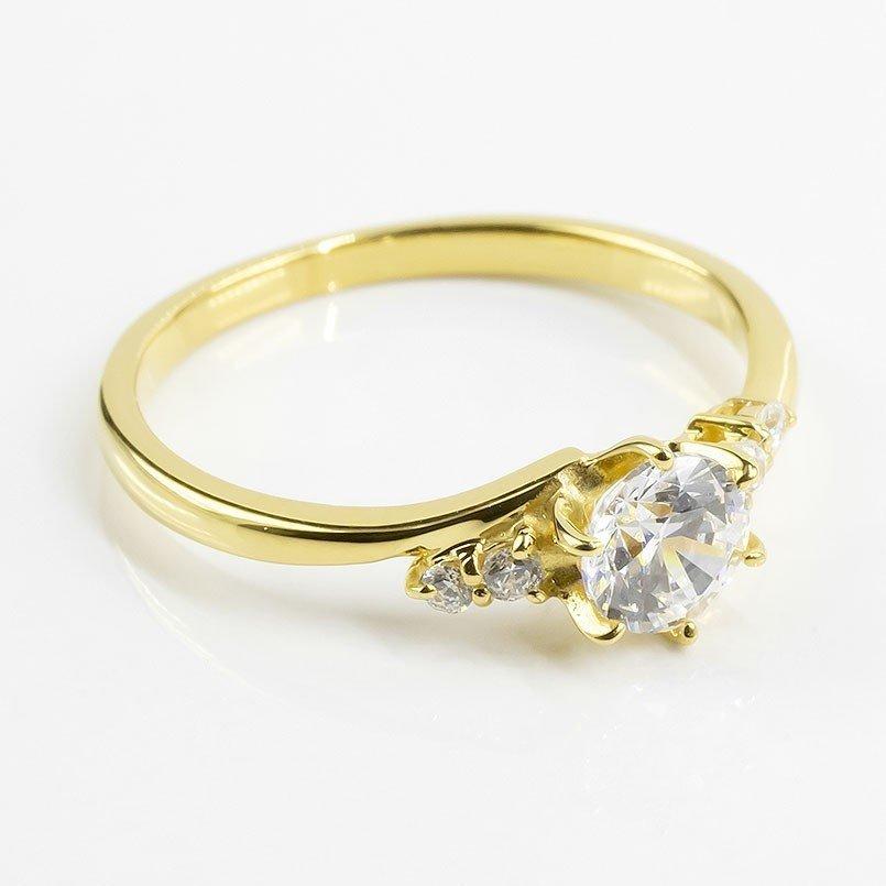 う*さ様 ゴールド 一粒ダイヤモンドリング18k0.2カラット awee_ber0398