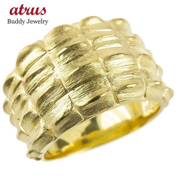 最新商品 18金 リング メンズ ゴールド 指輪 18k イエローゴールドk18 太め クロコダイル シンプル ピンキー ワニ 男性 つや消し 幅広 地金 送料無料 ym ジュエリー工房アトラス夢 通販 Yahoo ショッピング 販売オンライン Paynow Universalpapershredding Com