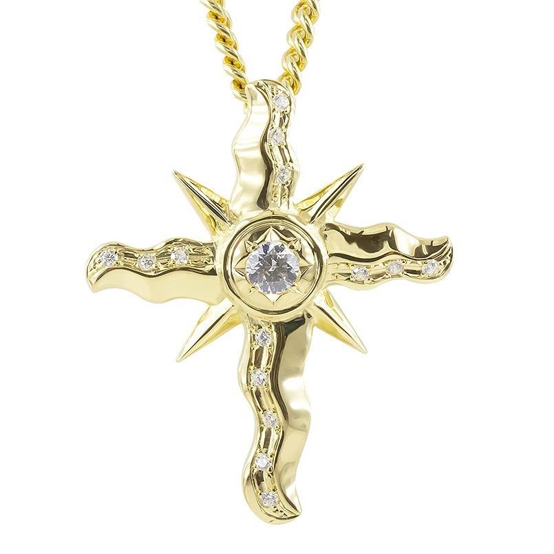 18金 ネックレス トップ メンズ トップ 喜平 キュービックジルコニア 太陽 クロス トップ ゴールド 18k イエローゴールドk18 十字架 送料無料 セール Sale cycmba ジュエリー工房アトラス夢 通販 Yahoo ショッピング
