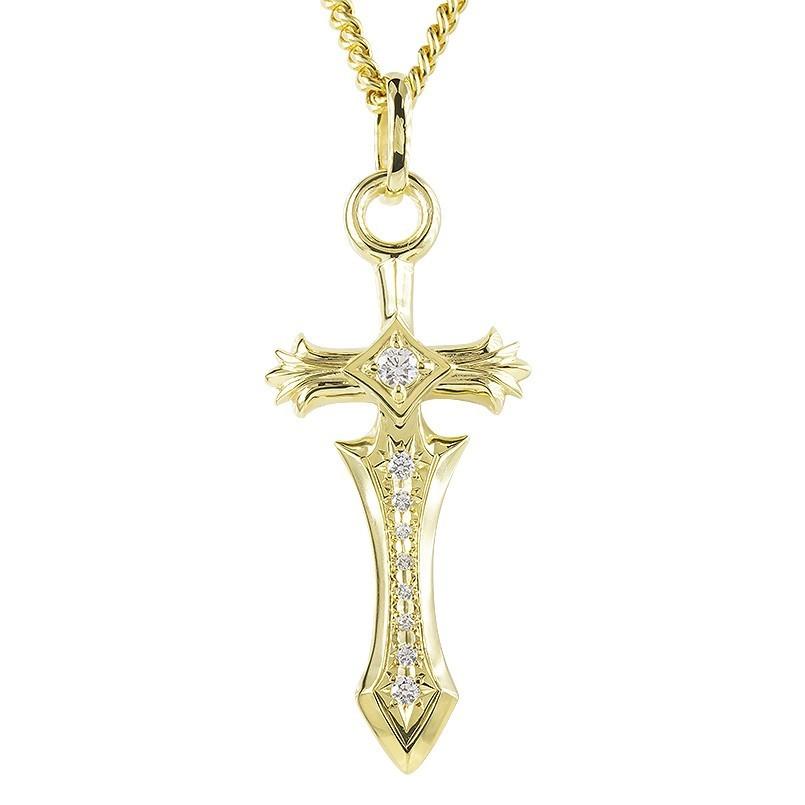 ネックレス ダイヤモンド メンズ トップ 喜平 剣 ダガー ソード ペンダントトップ ゴールド 10K イエローゴールドk10 キヘイ 男性 送料無料 セール SALE