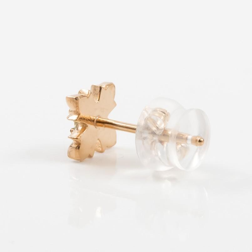 即納特典付き 18金 ピアス メンズ クロス タンザナイト ゴールド 18k シンプル ピンクゴールドk18 12月誕生石 男性 十字架 人気 お歳暮 Www sciences Africa