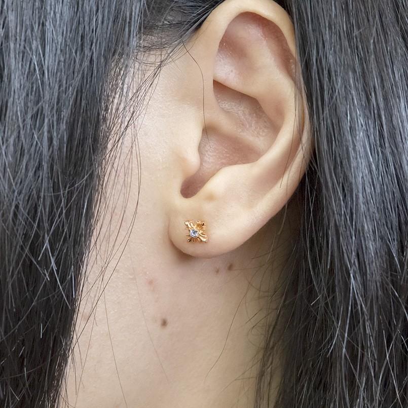 超特価激安 18金 ピアス メンズ クロス タンザナイト ゴールド 18k シンプル ピンクゴールドk18 12月誕生石 男性 十字架 人気 期間限定送料無料 World Of Heating De