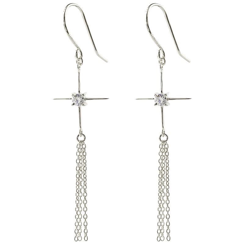 即発送可 プラチナ ピアス ゆれる クロス ダイヤモンド 一粒 フックピアス Pt900 シンプル 女性 十字架 華奢 ダイヤ ロングピアス人気 送料無料 人気 dpf ジュエリー工房アトラス夢 通販 Yahoo ショッピング 韓国ファッション Floralsoul Md