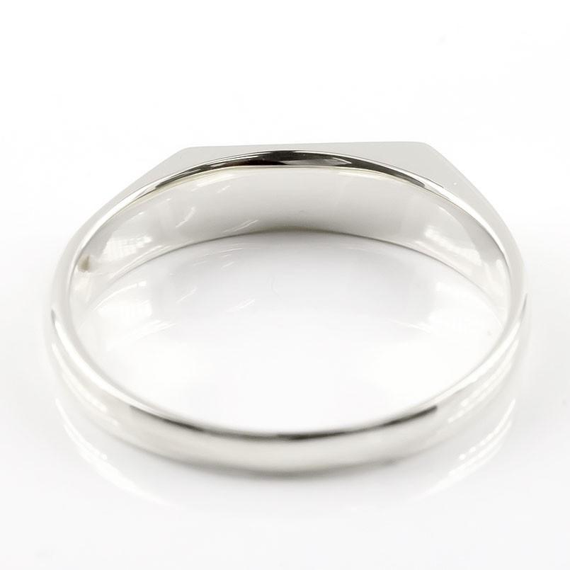 シルバー ペアリング 2本セット 結婚指輪 印台 ダイヤモンド 指輪 ペア sv925 マリッジリング レディース メンズ 女性 男性 シンプル｜atrusyume｜08