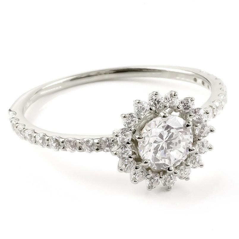 ピンキーリング シルバー リング レディース キュービックジルコニア 婚約指輪 安い エンゲージリング 指輪 取り巻き sv925 女性 送料無料 セール SALE_3