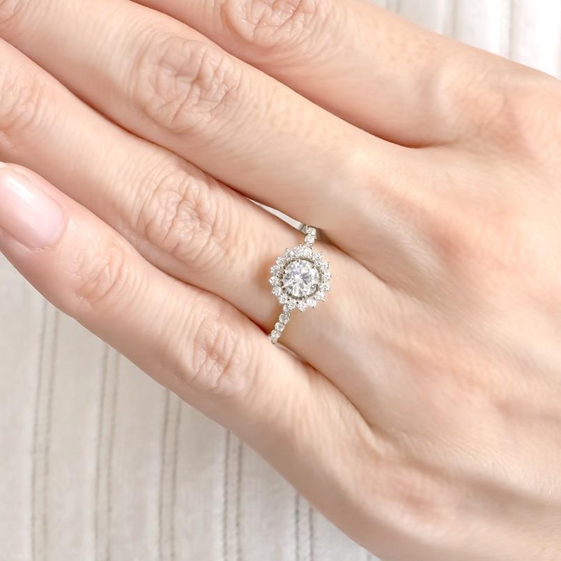 ピンキーリング シルバー リング レディース キュービックジルコニア 婚約指輪 安い エンゲージリング 指輪 取り巻き sv925 女性 送料無料 セール SALE_7