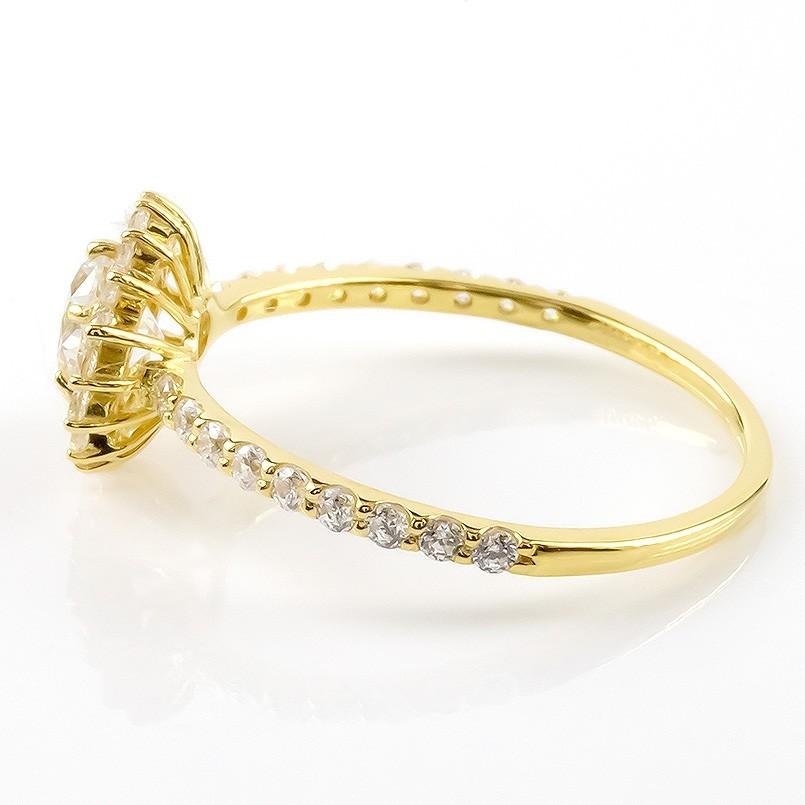 ピンキーリング k18 18金 リング ゴールド ダイヤモンド 婚約指輪 