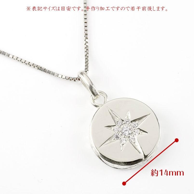 ハワイアンジュエリー ネックレス ダイヤモンド シルバー トップ