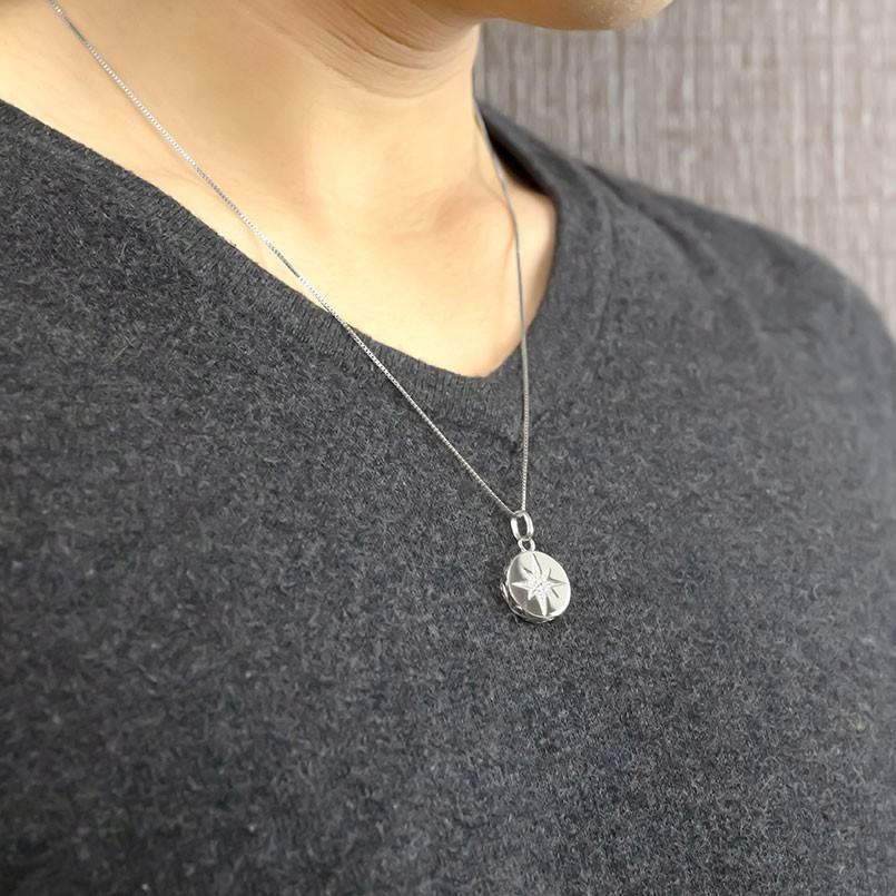 ★最終価格★ ゴールド ペアネックレス トップ メンズ ダイヤモンド ハワイアンジュエリー ホワイトゴールドk10 星 スター 五光留め アミュレット 【HOV1584663810】(55386円)