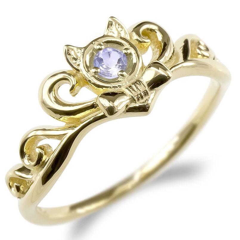 安心の定価販売 18金 18k 婚約指輪 安い リング レディース タンザナイト 猫 指輪 18k イエローゴールドk18 ティアラ リボン エンゲージリング ピンキーリング ネコ 送料無料 tye ジュエリー工房アトラス夢 通販 Yahoo ショッピング 希少 大人気