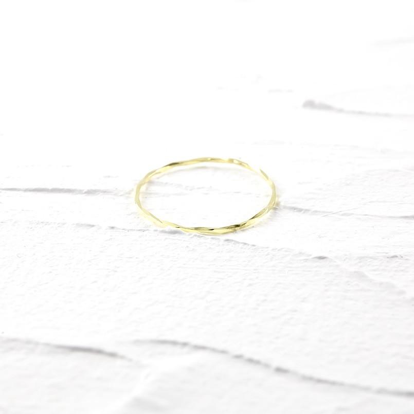 話題の人気 ペアリング 18金 ペア 人気 母の日 送料無料 最短納期 華奢 2本セット ピンキーリング レディース イエローゴールドk18 18k ゴールド カット 指輪 指輪 女性 リングサイズを選んで下さい 16号 Www Tvusac Com